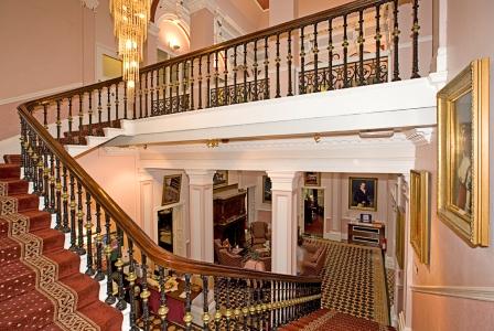 Country House Staircase, Newfield Hall, Airton, Malhamdale, Yorkshire Dales