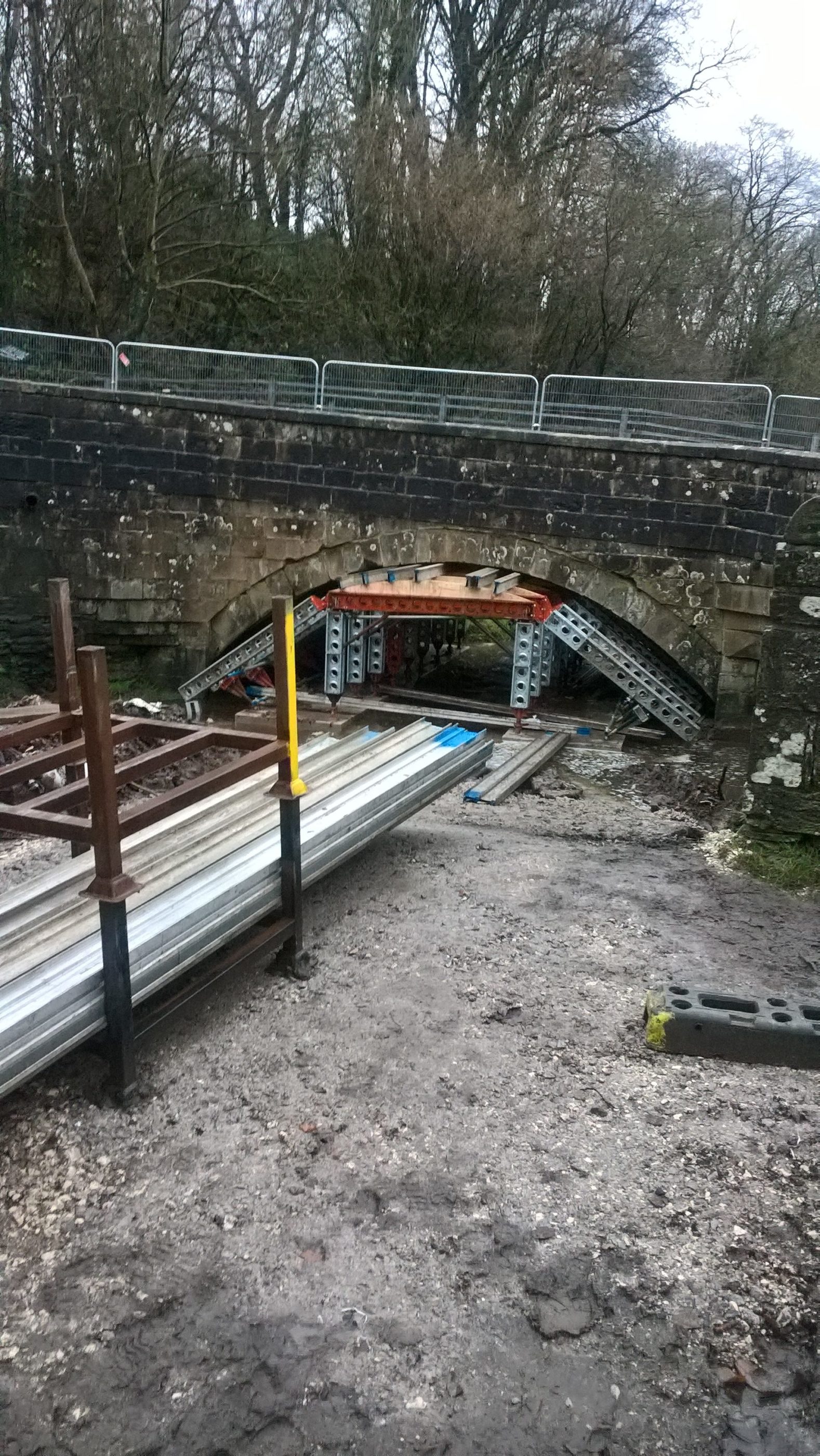 kirkby malham bridge repairs 2018